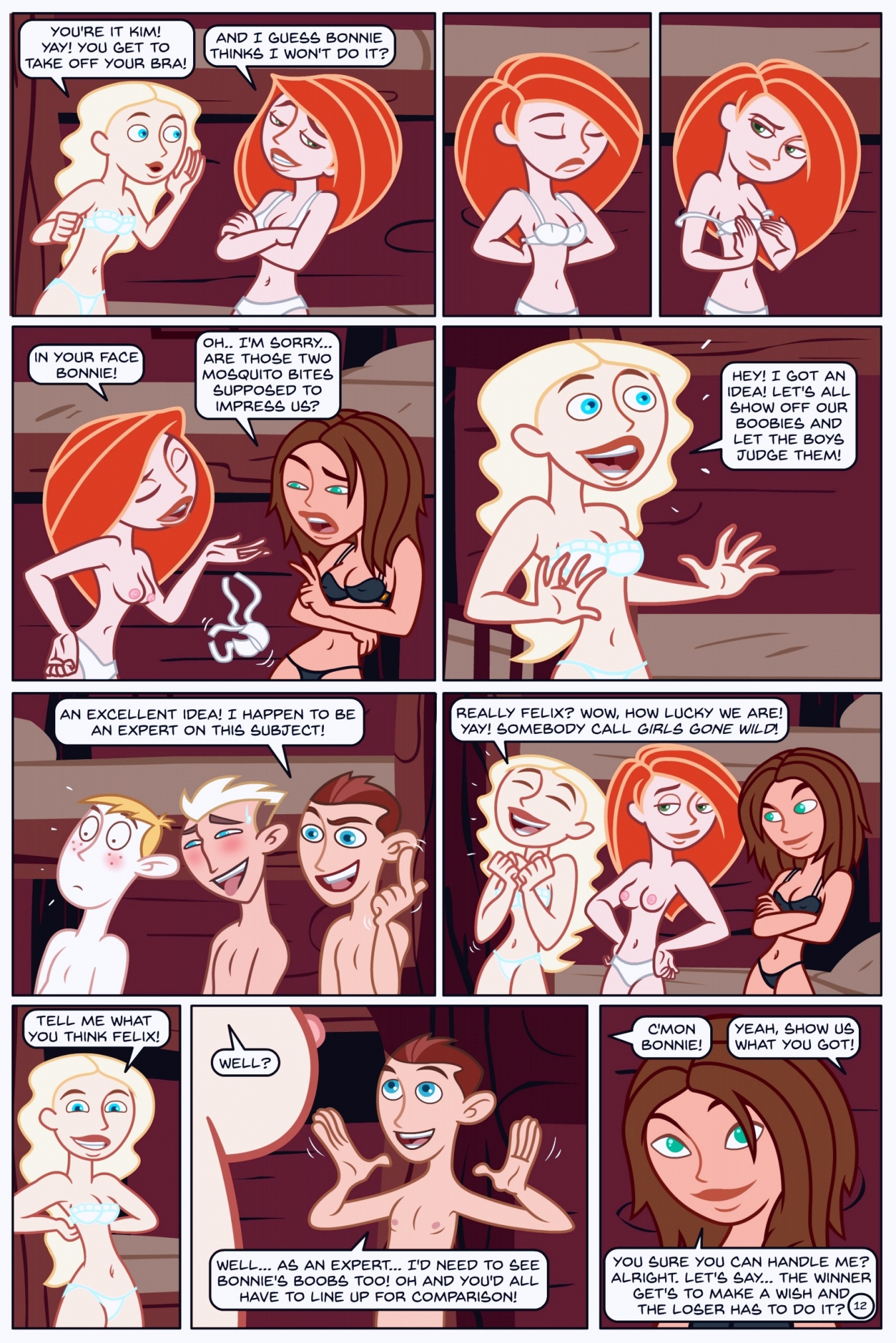 Kim Possible Spin Sip Strip Porn Comic The Best Cartoon Porn