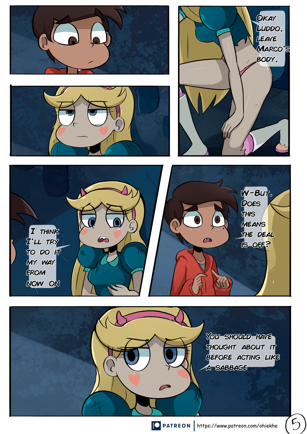 Star and marco comic porn