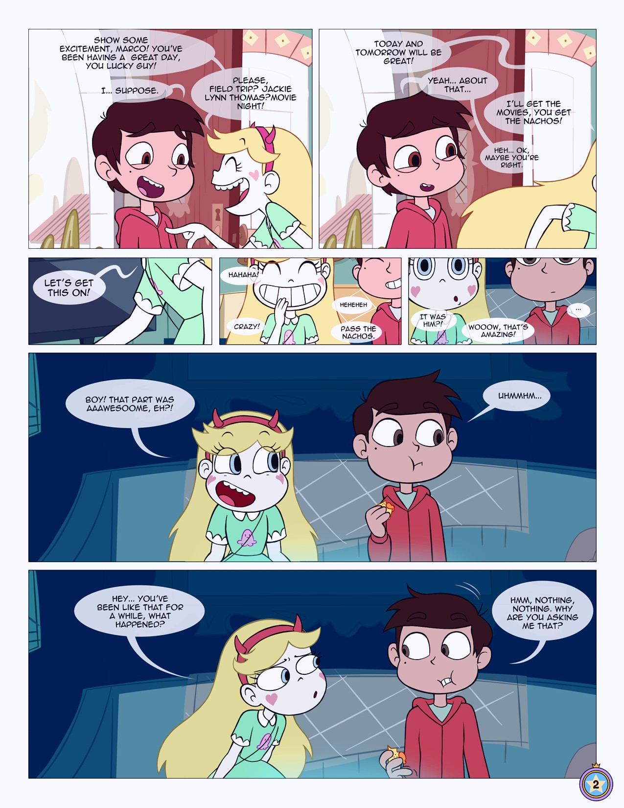 Star vs the forces of evil porn comic between friends