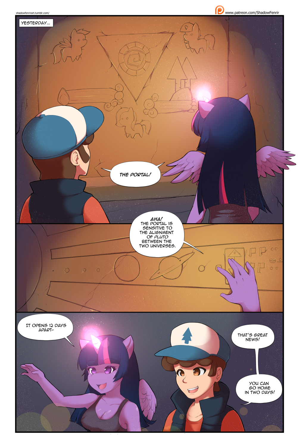 Dipper and fluttershy porn comic