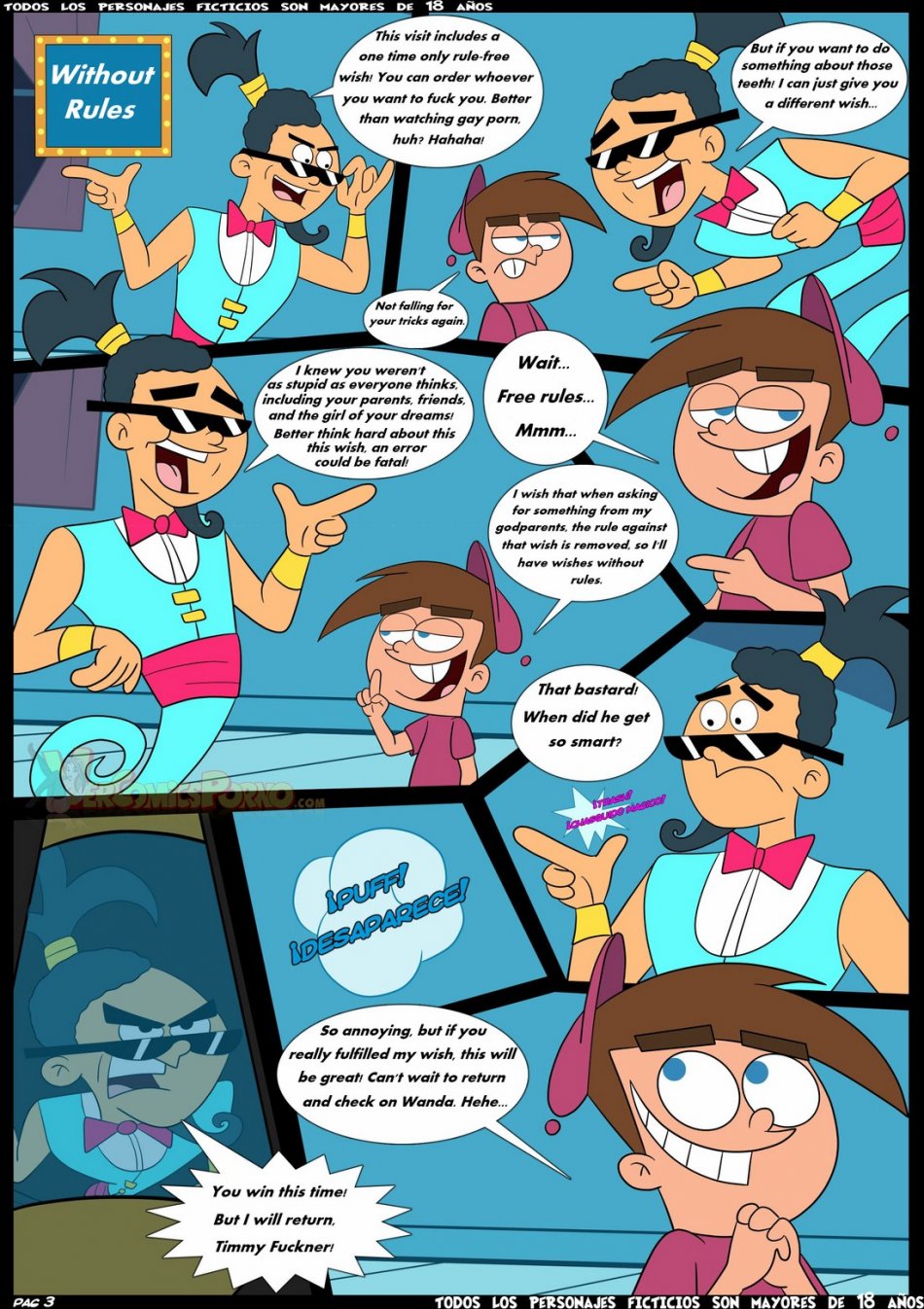 Cosmo and timmy gay porn comic