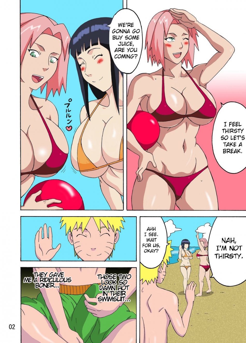 Tsunade's Obscene Beach