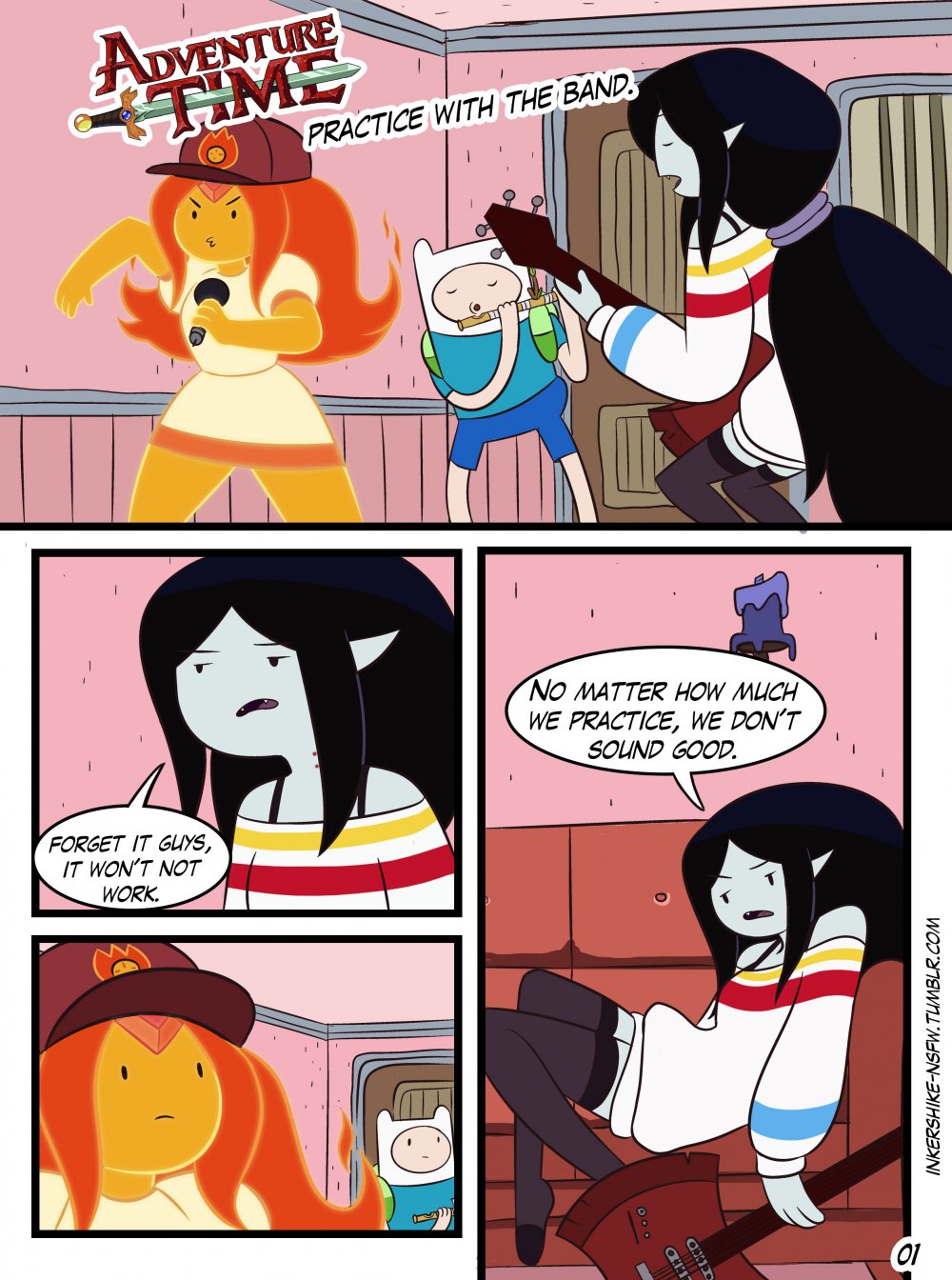 Old Tyme Porn Cartoon - Adventure time: Practice With The Band porn comic - the best cartoon porn  comics, Rule 34 | MULT34