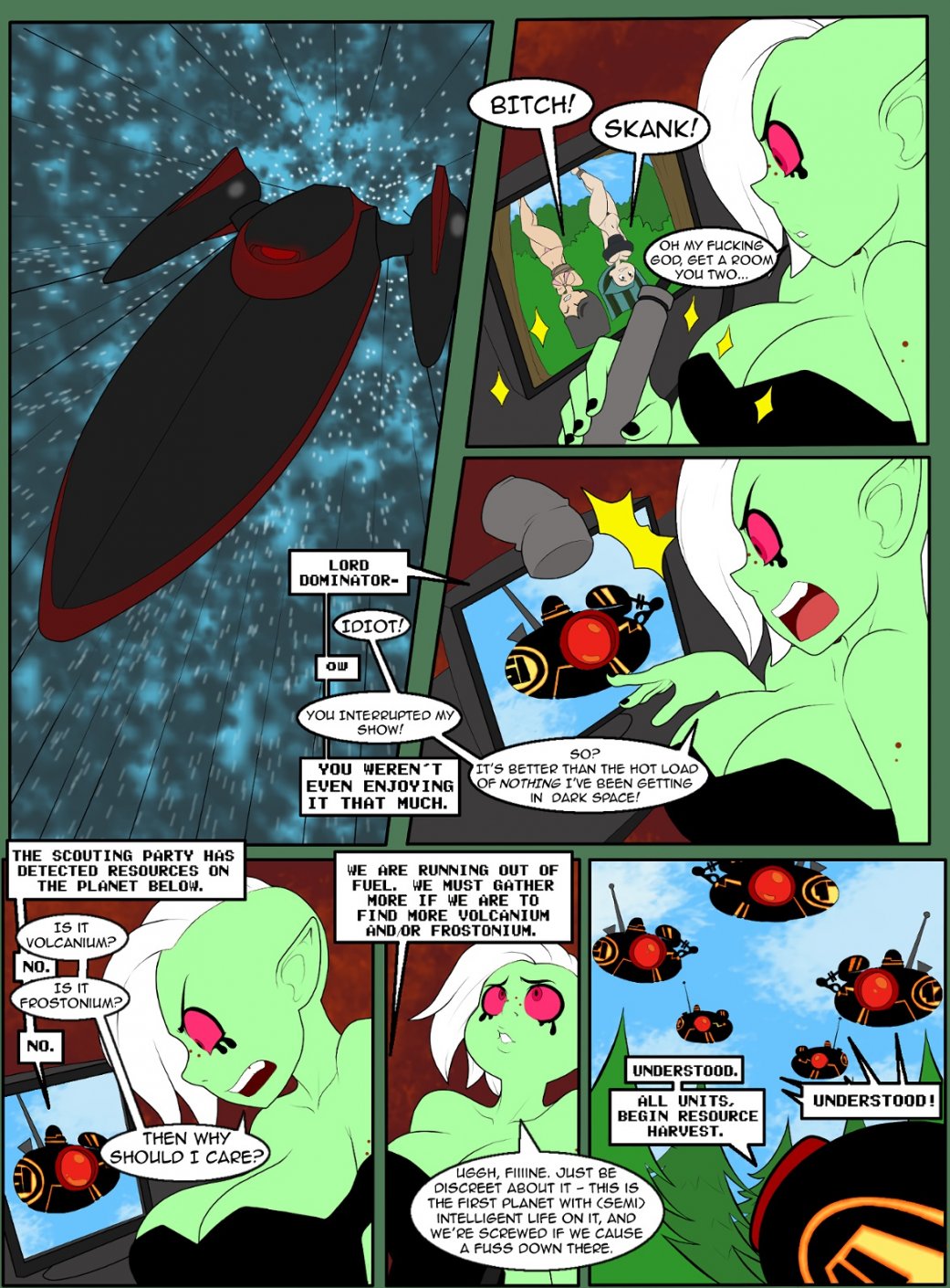 Green Sex Toons - The Extraterrestrial Green Mile porn comic - the best cartoon porn comics,  Rule 34 | MULT34
