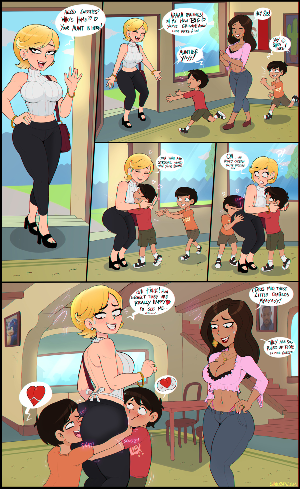 Shadman auntie and amish porn comic