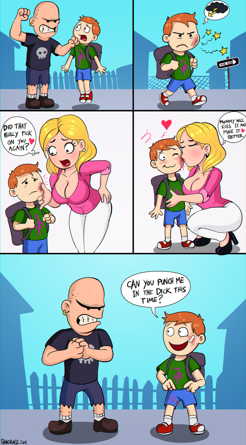 Did that bully pick on you again porn comic