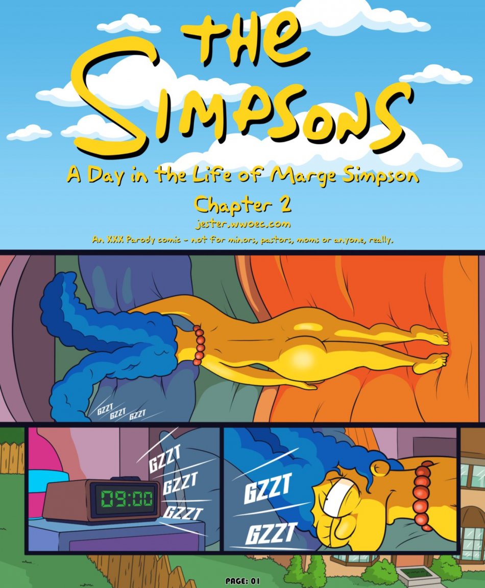 A day in the life of marge simpson porn comic