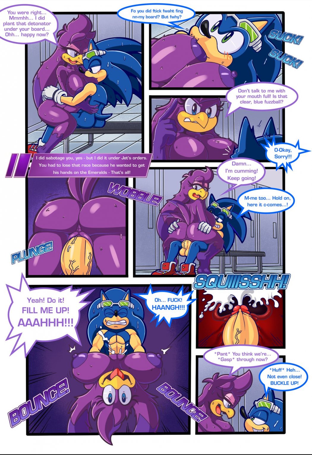 Sonic riding dirty porn comics