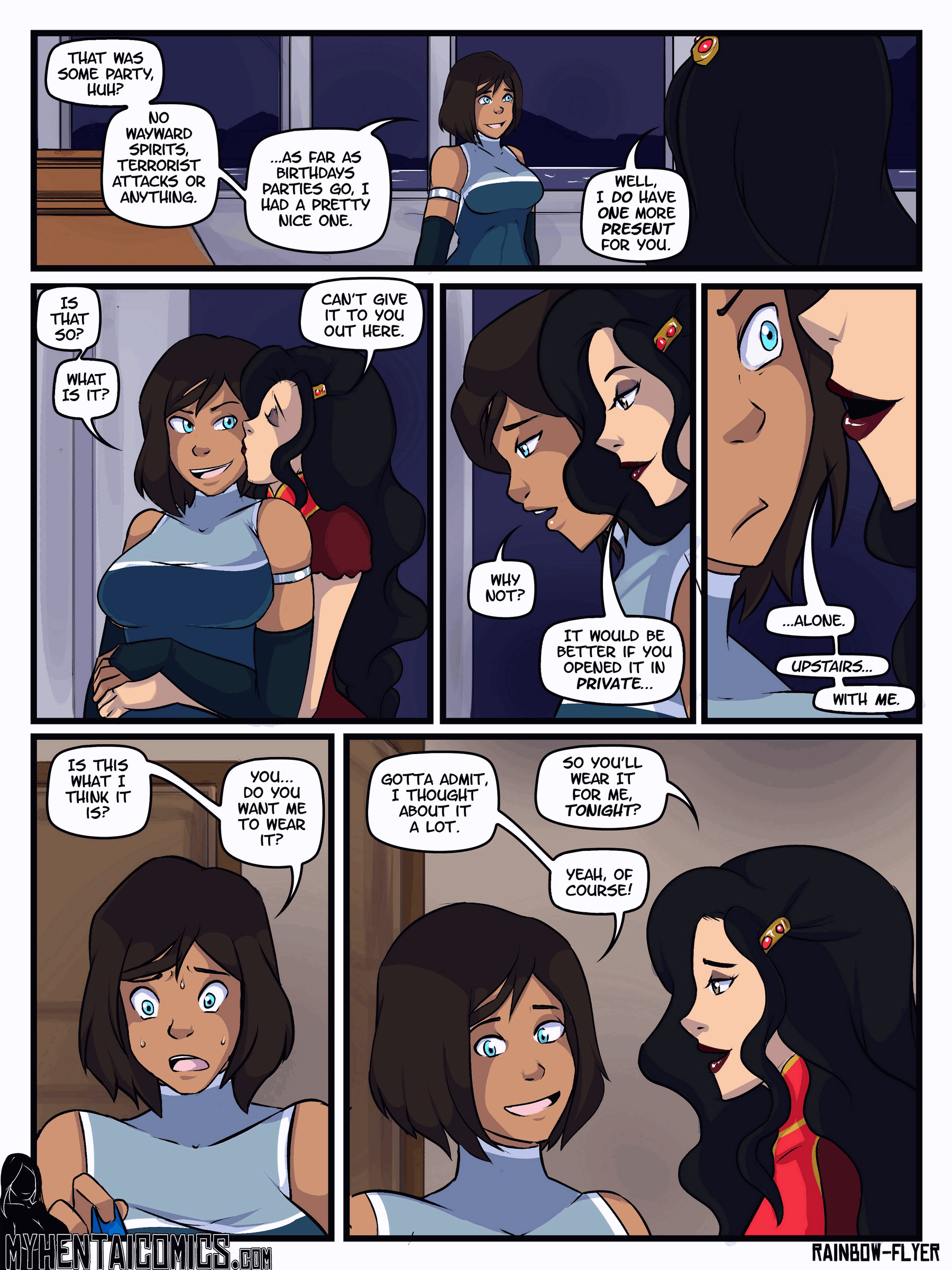 A Gift For Korra porn comic page 02