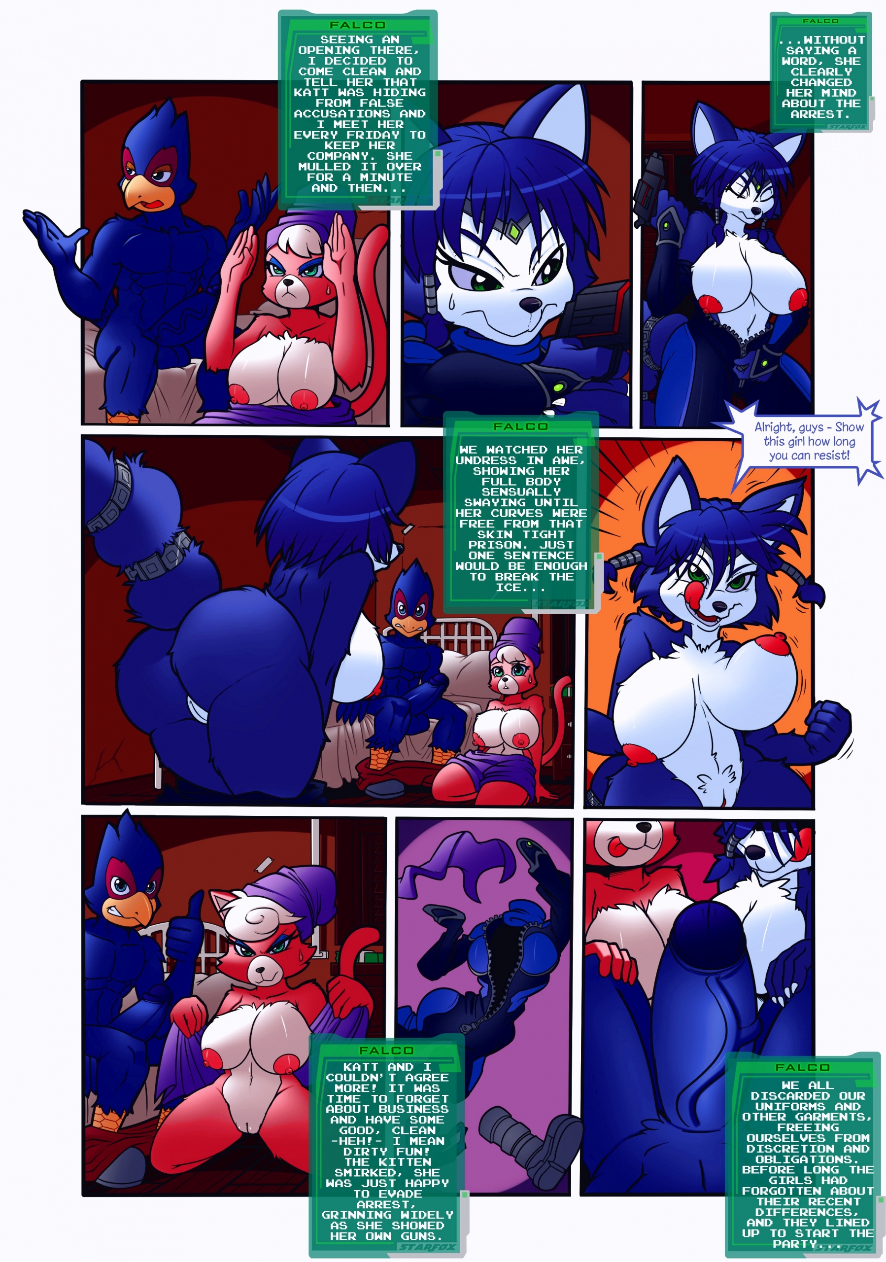 Assault and Flattery porn comic page 005