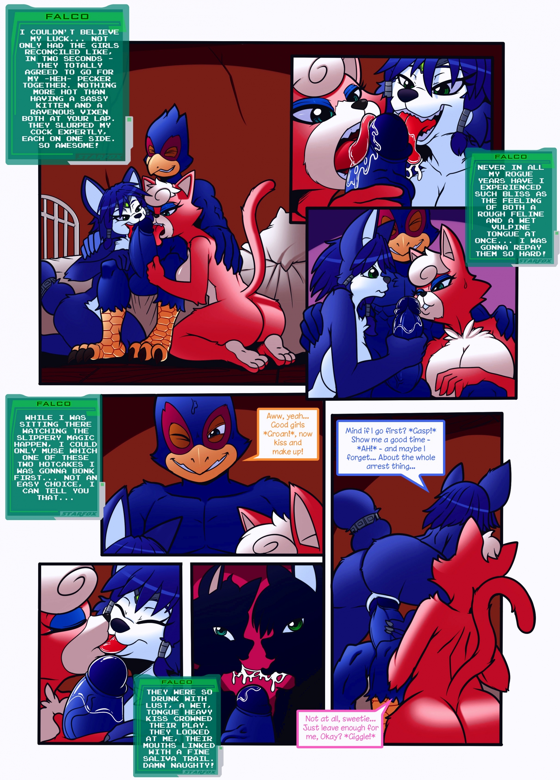 Assault and Flattery porn comic page 006