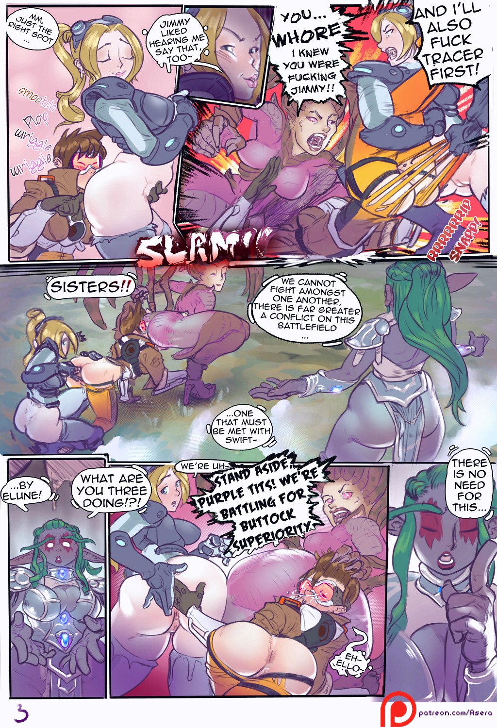 Booties of the Storm porn comic page 003