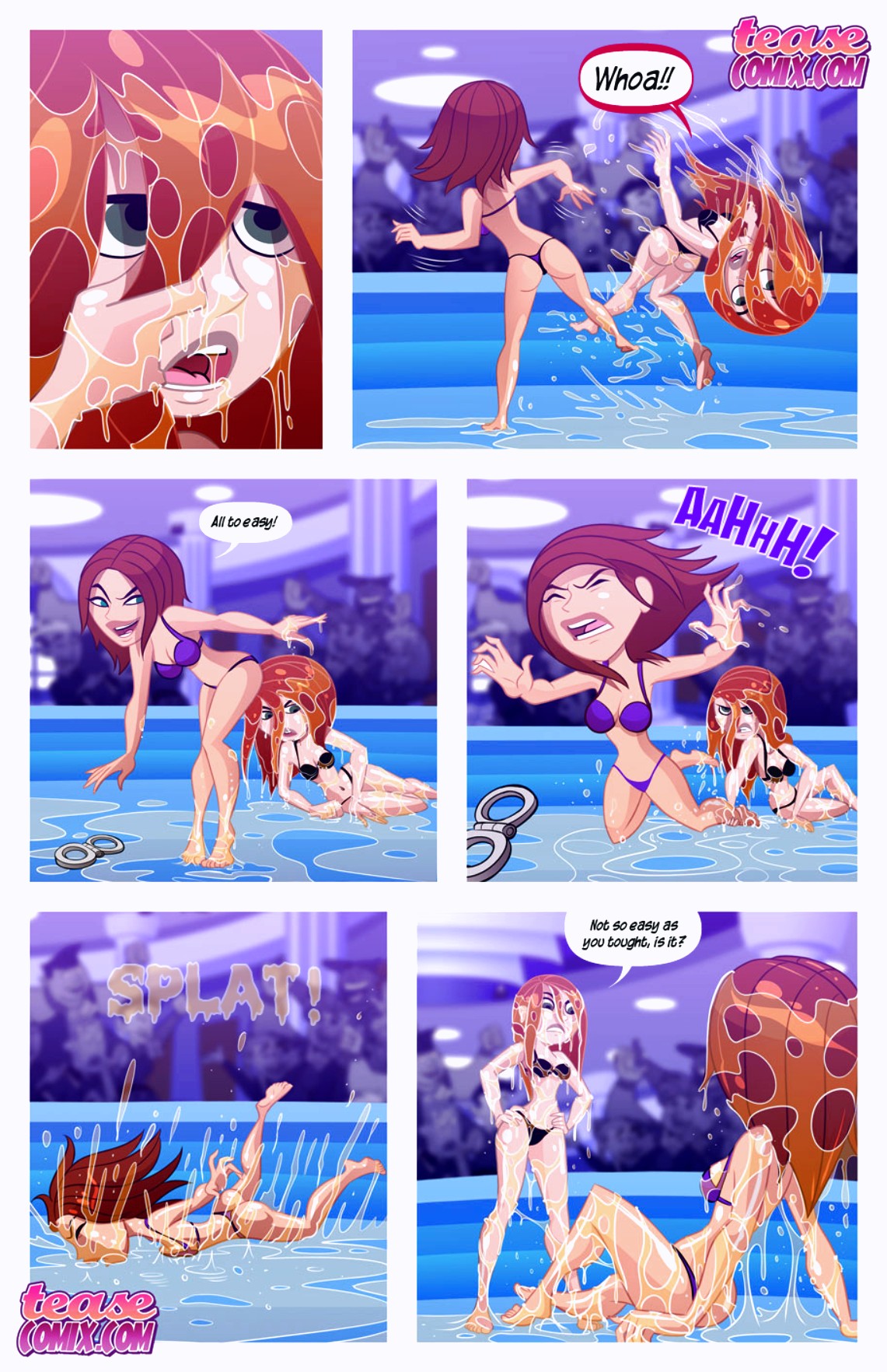 CHEER FIGHT porn comic page 008