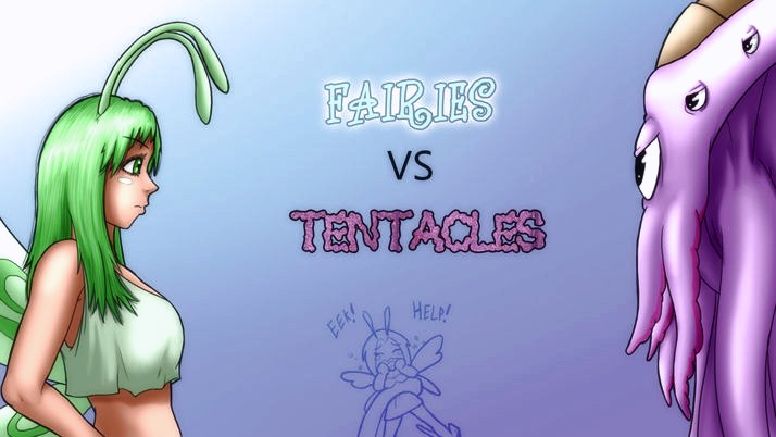 Fairies vs Tentacles porn comic page 001