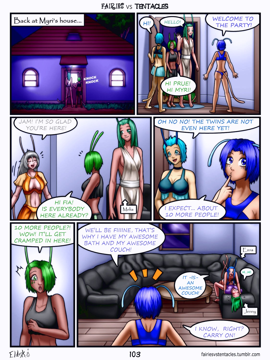 Fairies vs Tentacles page 104