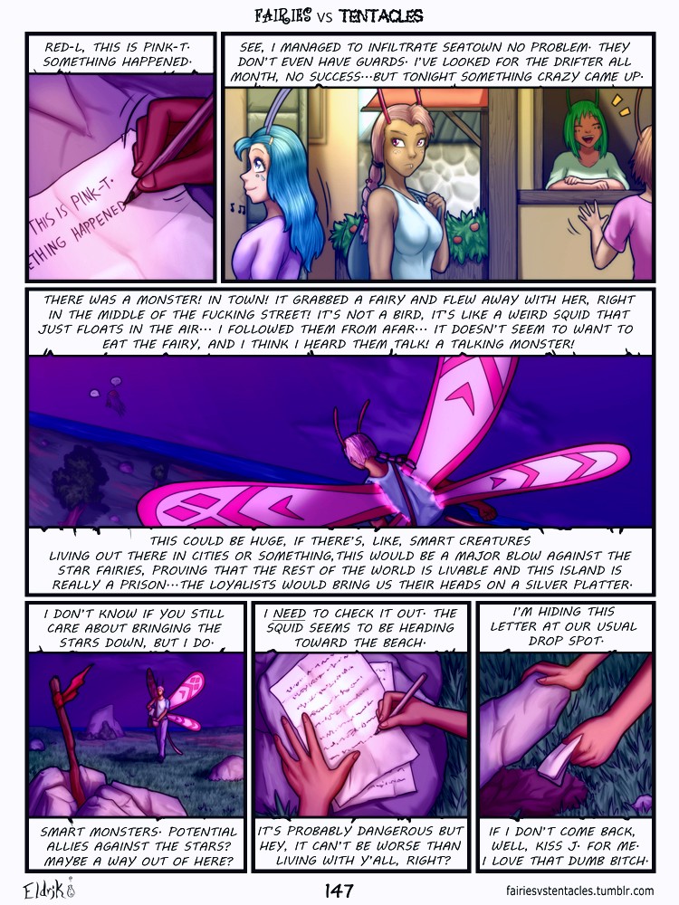 Fairies vs Tentacles page 148