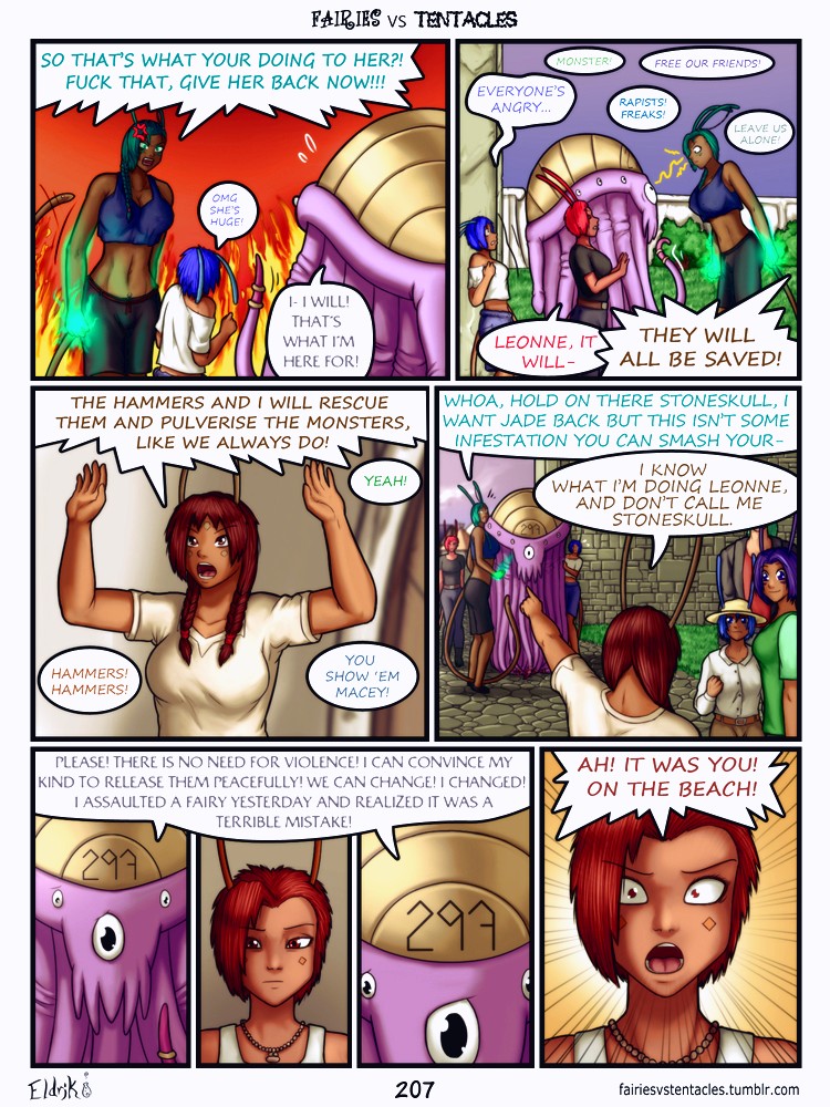 Fairies vs Tentacles page 208