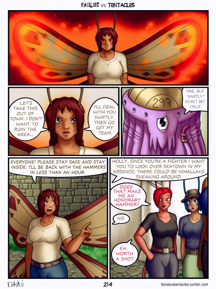 Fairies vs Tentacles page 215