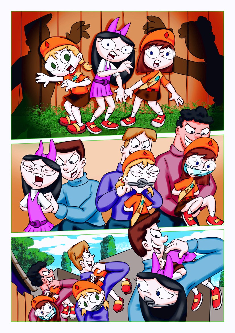 Fireside Girls porn comic page 001 on category Phineas and Ferb