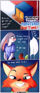 Flustered Fun Time! porn comic page 00001