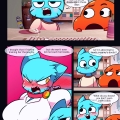 Lusty World of Nicole 3 - Controller porn comic page 001 on category The Amazing world of Gumball
