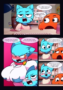 Lusty World of Nicole 3 - Controller porn comic page 001 on category The Amazing world of Gumball