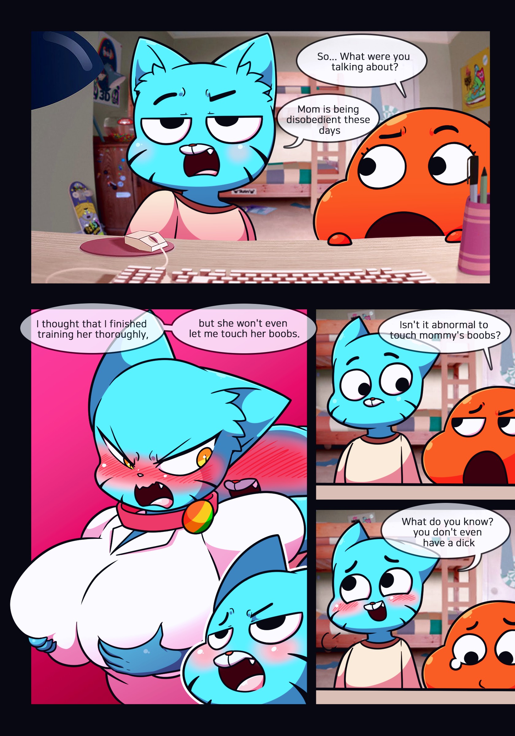 The Amazing World Of Gumball Incest Porn - Lusty World of Nicole 3 - Controller porn comic - the best cartoon porn  comics, Rule 34 | MULT34