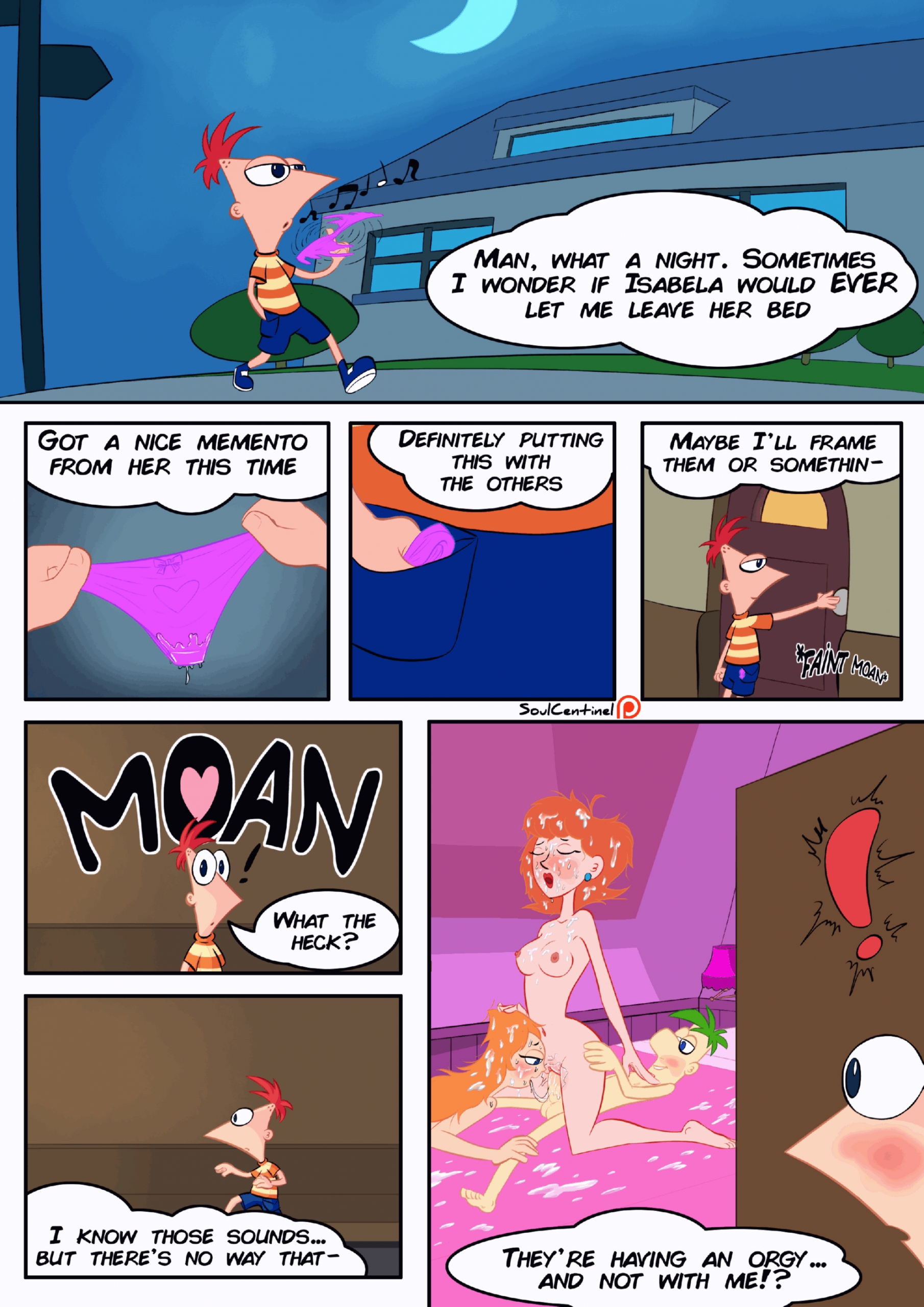Phineas and ferb cartoon porn