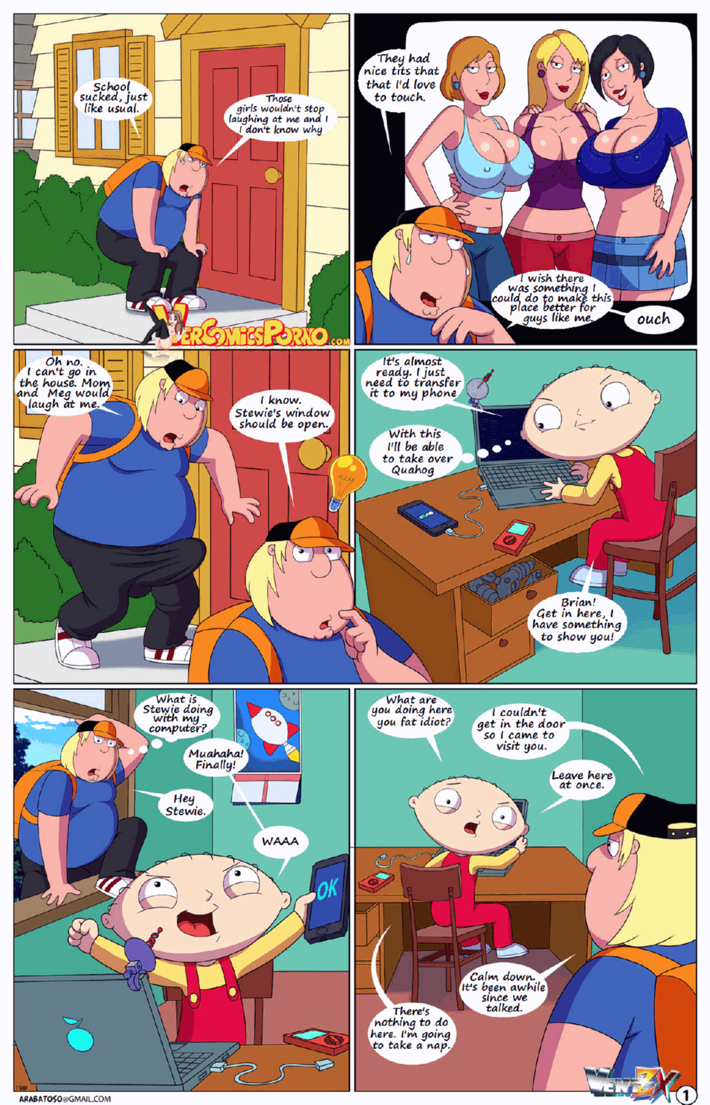 Family guy gay porn comics