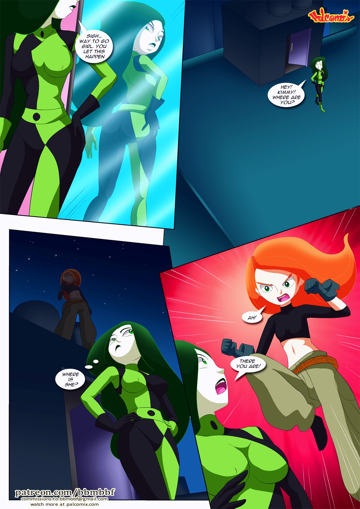 Shego's pet porn comic page 010