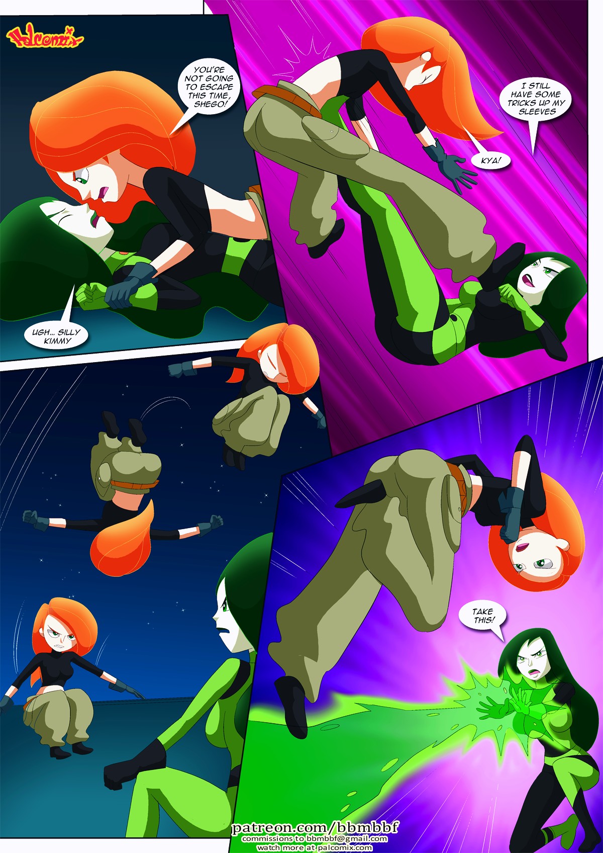 Shego's pet porn comic page 011