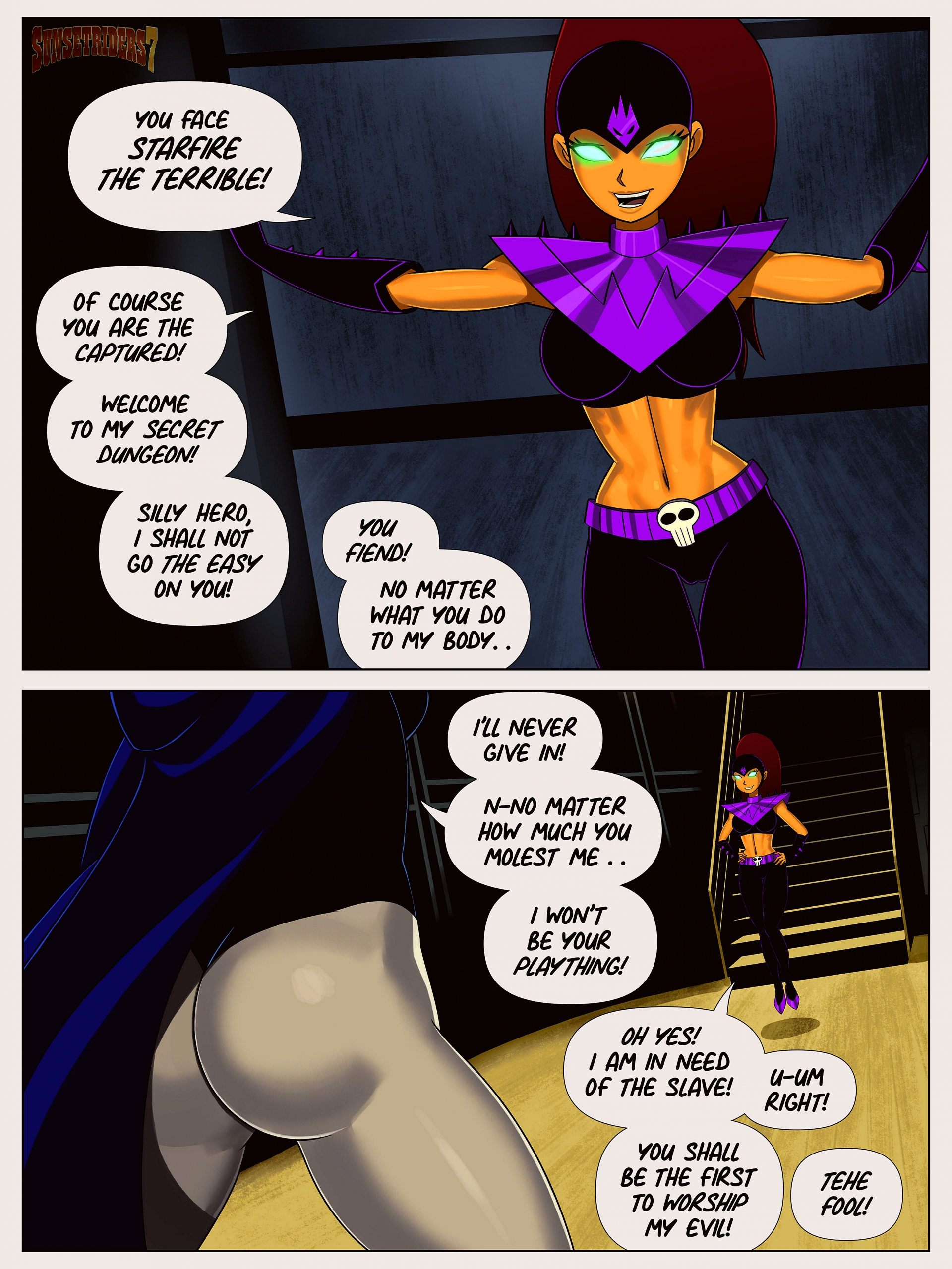 Starfire the Terrible porn comic page 00007