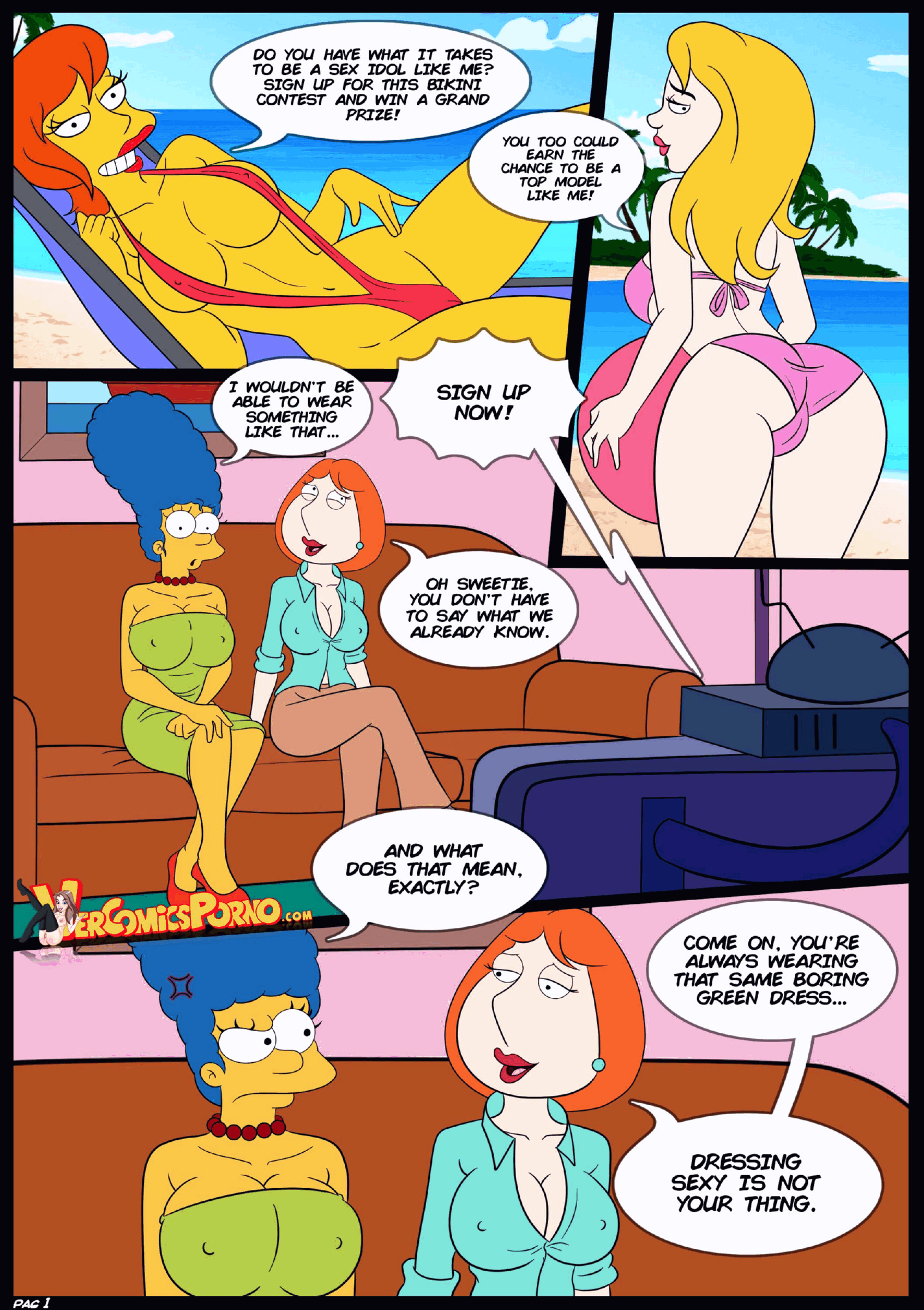 Cartoon porn comics multi