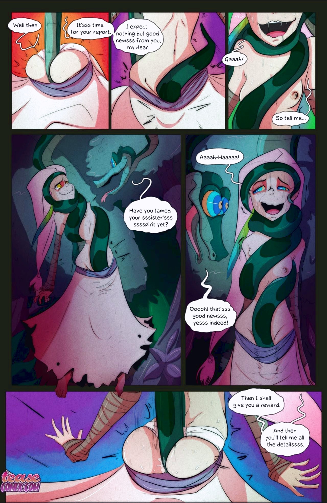 The Snake and The Girl 4 porn comic - the best cartoon porn comics, Rule 34  | MULT34