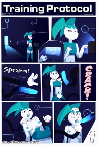 Training Protocol porn comic page 001 on category My Life as a Teenage Robot