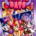 Triple Date porn comic page 001 on category My Little Pony