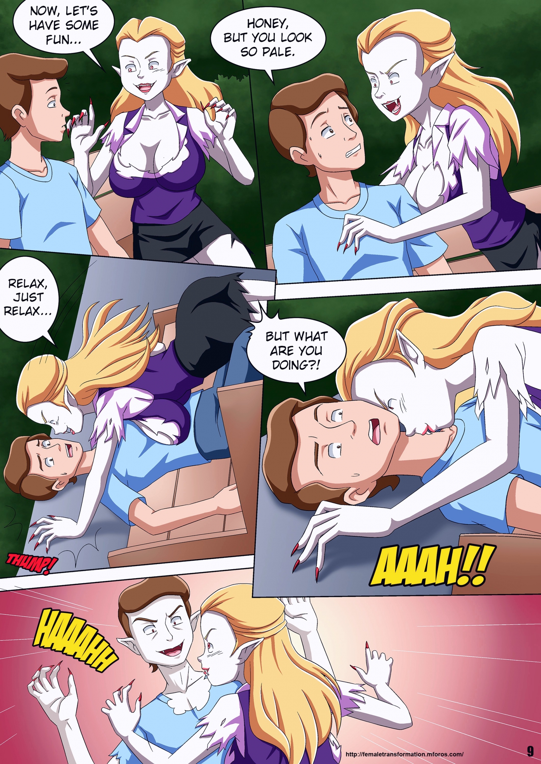 Vamp or Treat porn comic page 016
