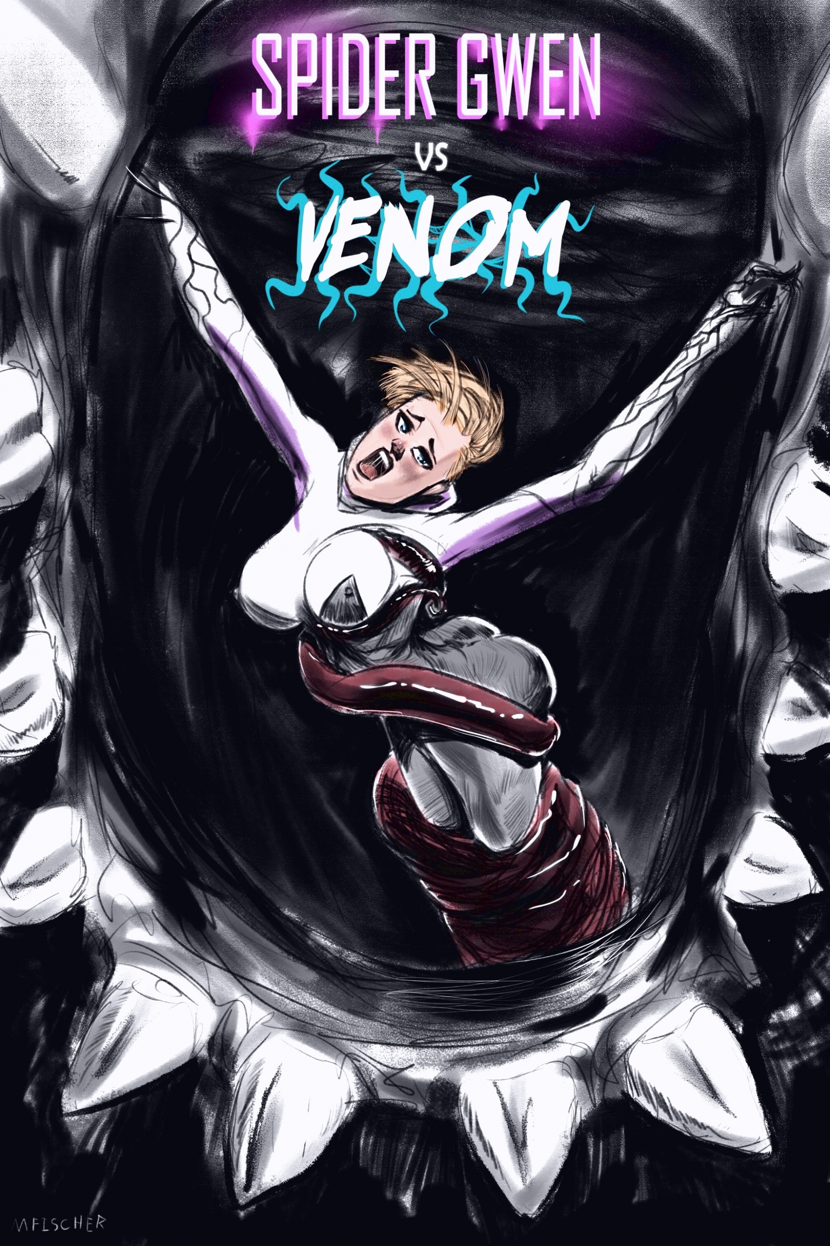 Gwen venom symbiote porn comic