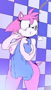 Amy in the Boys' Locker Room porn comic page 01 on category Sonic the Hedgehog