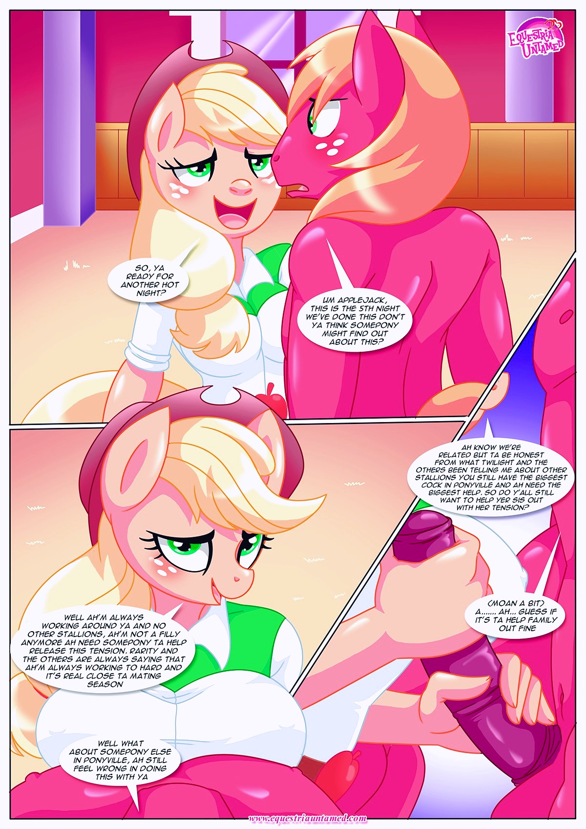 My Little Pony Apple Jack Porn - Applejack's secret is out! porn comic - the best cartoon porn comics, Rule  34 | MULT34