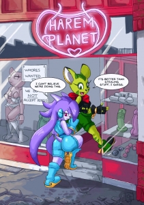 Harem Planet porn comic page 01 on category Freedom Planet