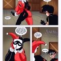 Harley and Robin in The Deal porn comic page 01 on category Batman