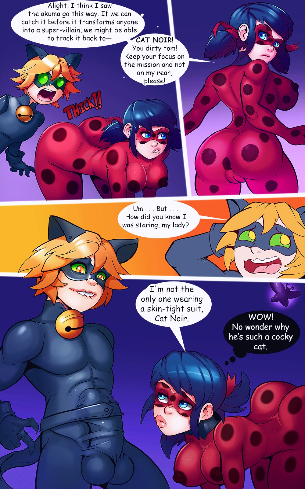 Porn ladybug and cat noir