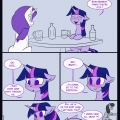 Royal Restroom porn comic page 01 on category My Little Pony
