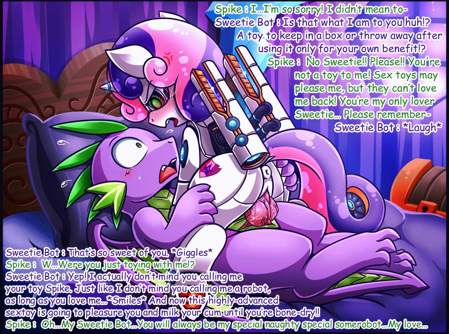Spike X Sweetie Bot page 09