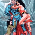 Supertryst porn comic page 01 on category Superman, Justice League