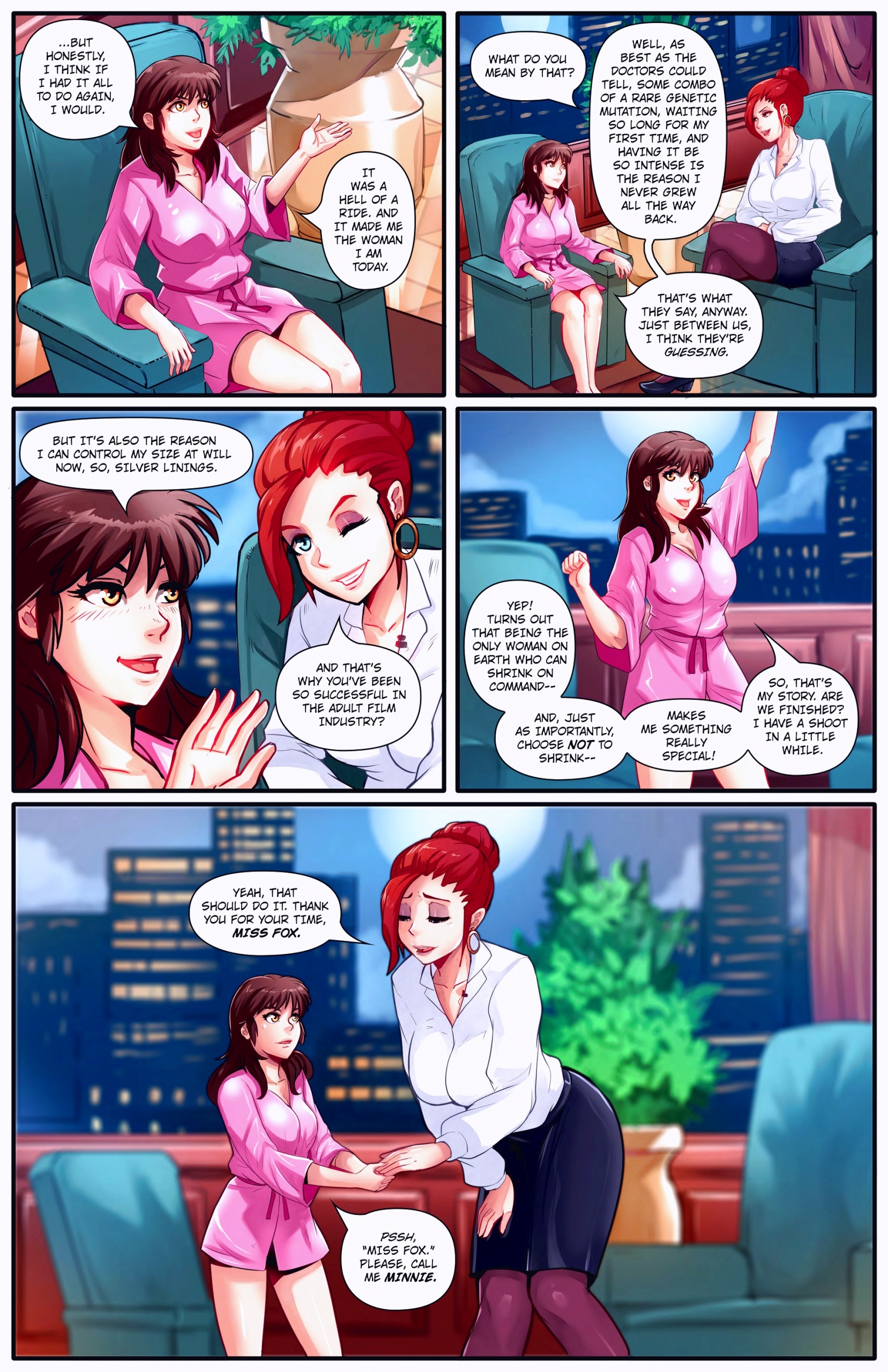 The Invisible Girl - chapters 1-2 [Shrink Fan Comics]