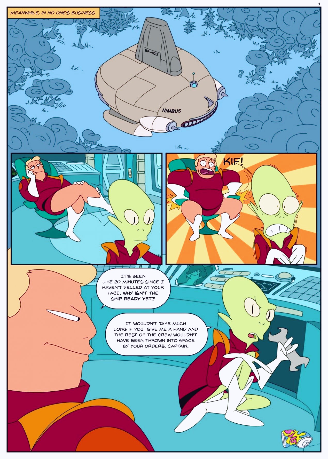Zapp Brannigan & The Misterious Omicronian page 02