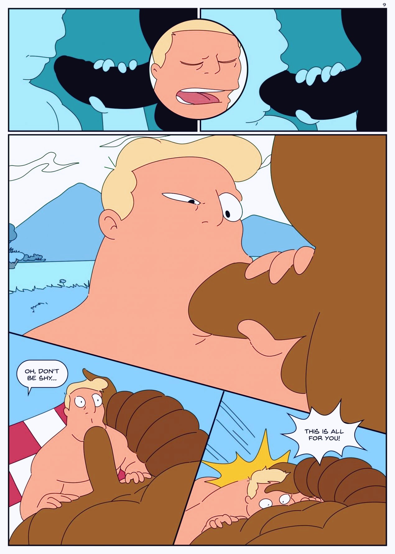 Zapp Brannigan & The Misterious Omicronian page 10