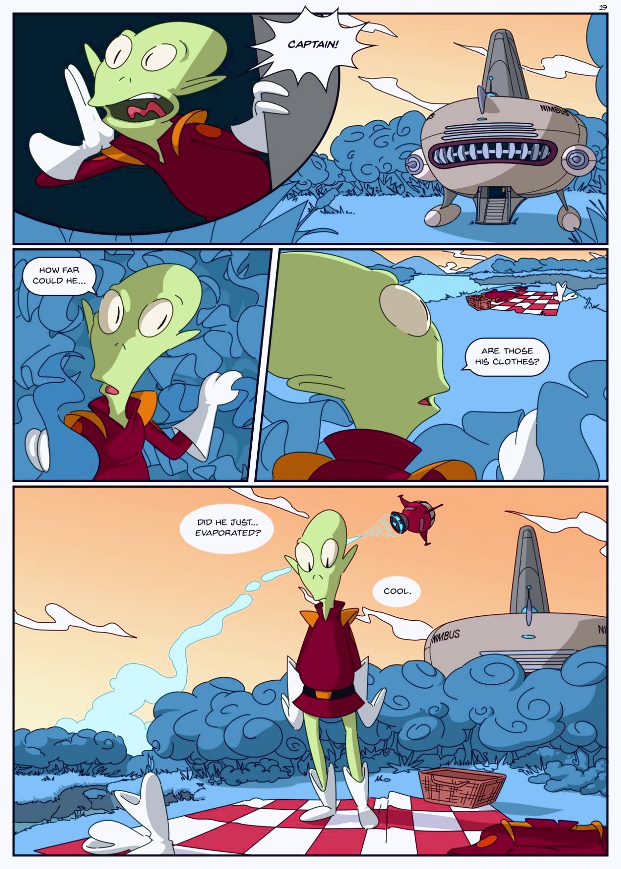 Zapp Brannigan & The Misterious Omicronian page 20